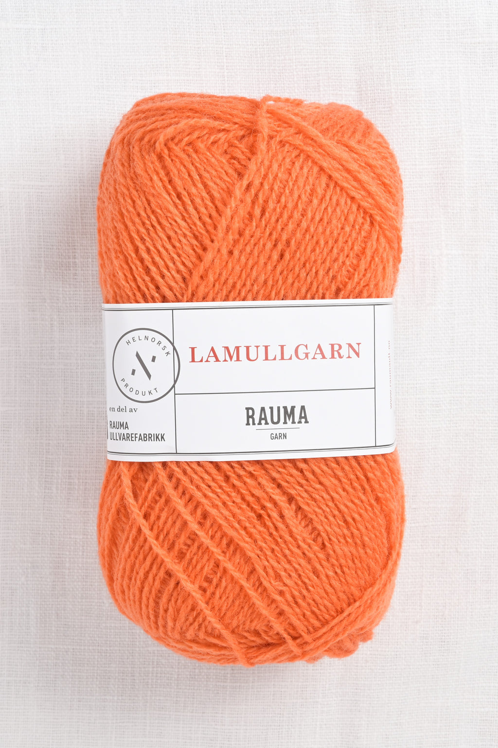 Rauma 2-Ply Lamullgarn 62 Orange