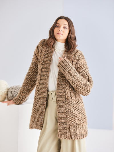 Textured Cardigan 10192