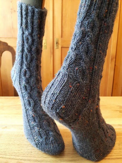 R0291 Zopfmustersocken