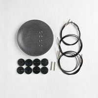 Lykke Umber 5" Interchangeable Circular Needle Set, Umber Denim Case