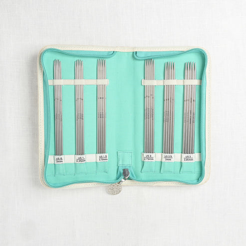 Knitter's Pride Mindful Collection 6" Double Point Needle Set, US 0-3