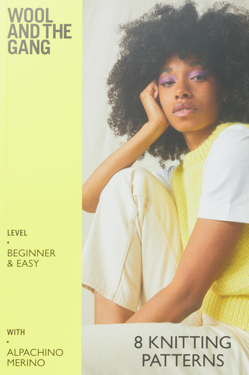 Wool and the Gang Alpachino Merino: 8 Knitting Patterns Book