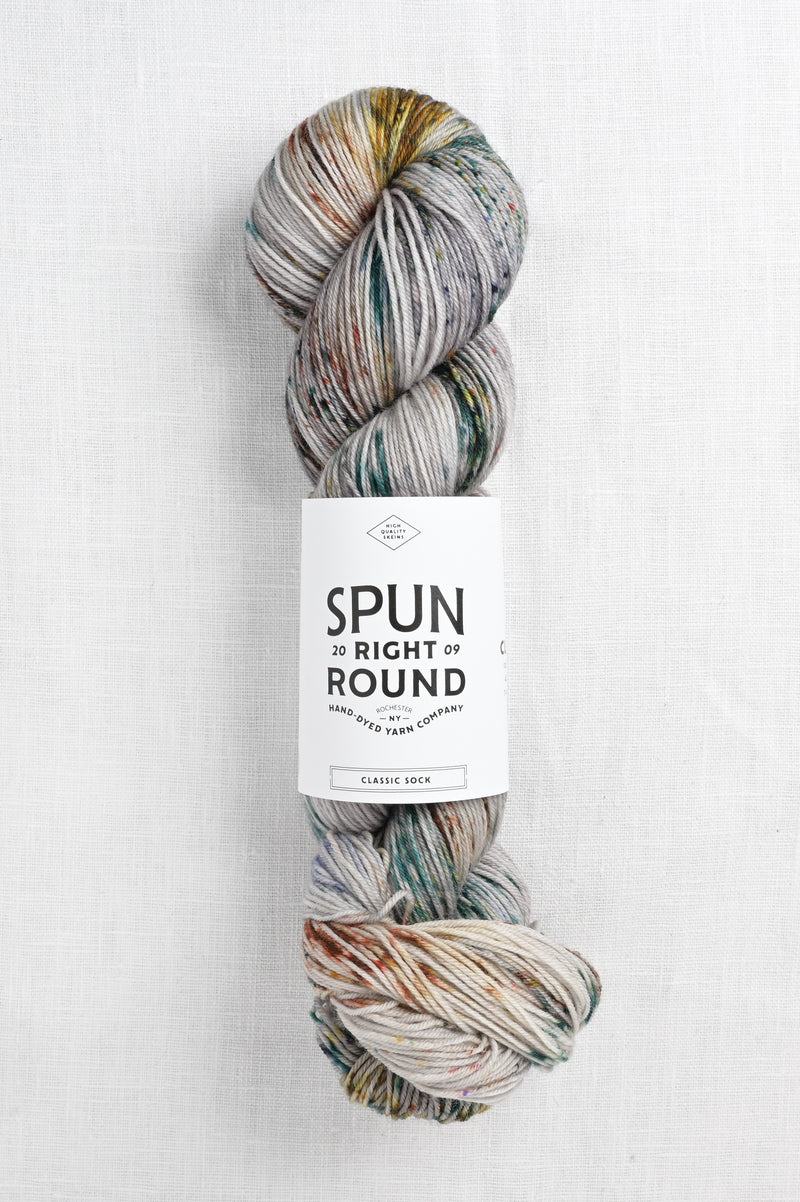 Spun Right Round Squish DK Wool and Pine