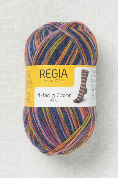 Regia 4-Ply 2353 Blue Lime (Dashing Lightning)