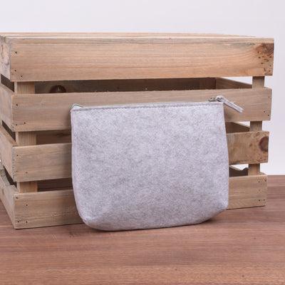 Felt Project Pouch, Grey