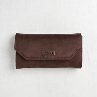 Lykke Cypra Copper 3.5" Interchangeable Circular Needle Set, Brown Vegan Suede Case