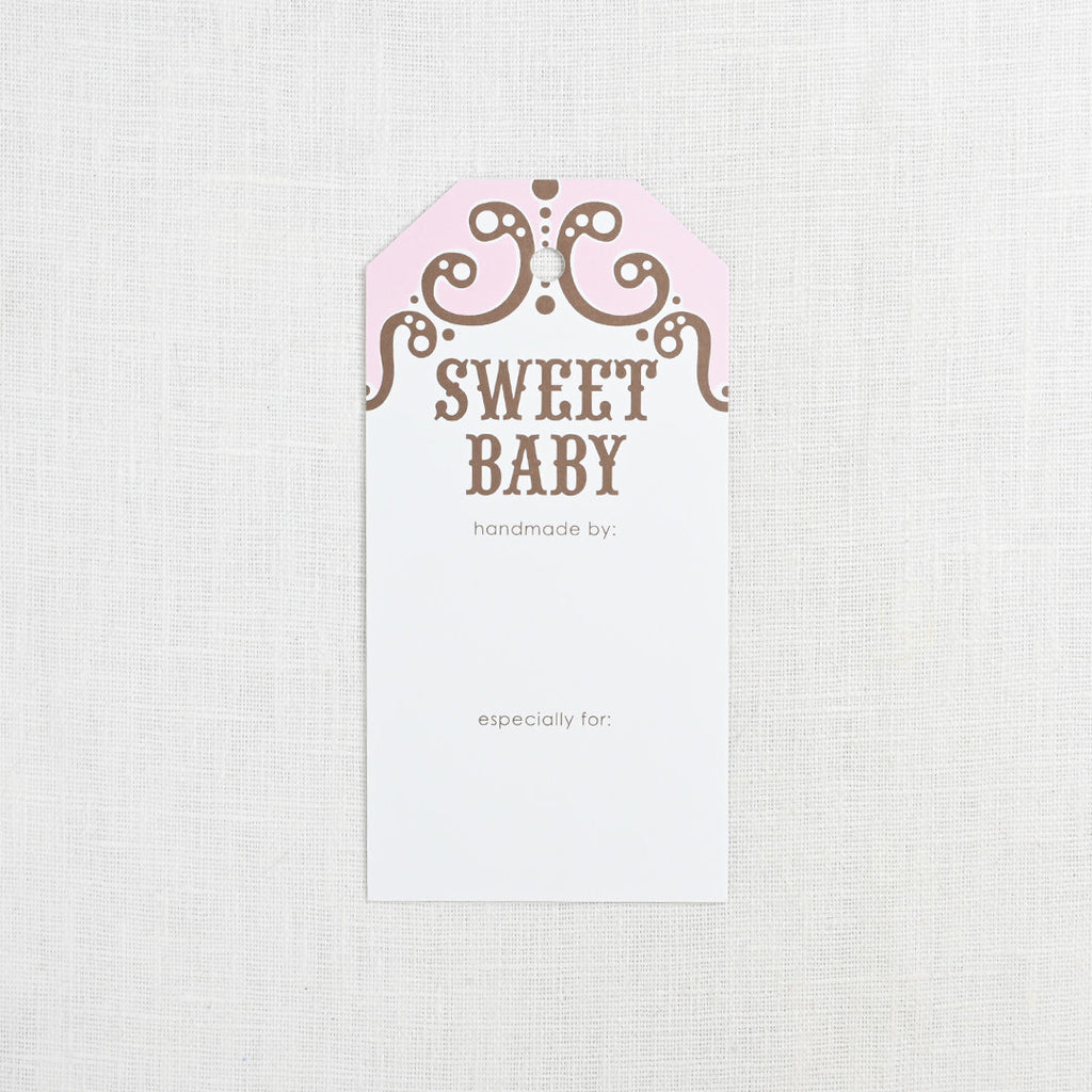 Knitterella Sweet Baby Pink Gift Tags, 6 ct.