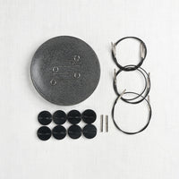 Lykke Driftwood 3.5" Interchangeable Circular Needle Set, Grey Denim Case