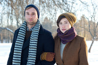 Striped Cowl