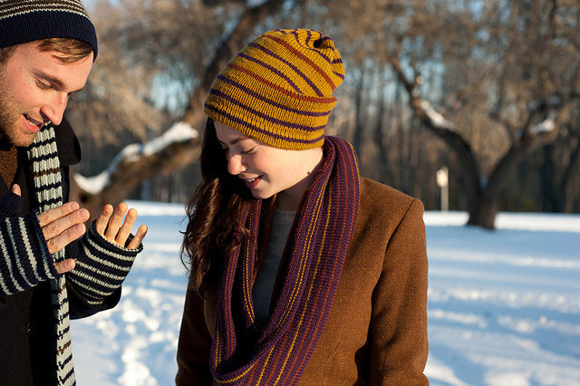 Striped Cowl