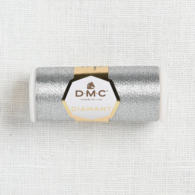 DMC Diamant Thread 415 Dark Silver