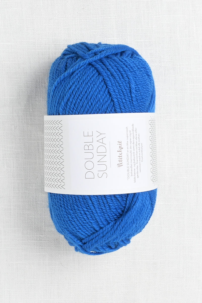 Sandnes Garn Double Sunday 6046 Electric Blue (PetiteKnit Color Palette)