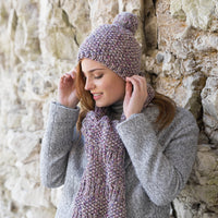 Heather Hat & Scarf