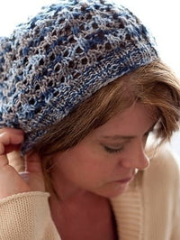 Ribbed Lacy Slouch