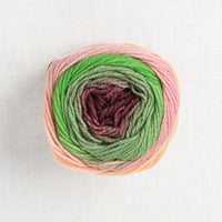 Lang Yarns Merino 150 Degrade 3 Green, Bordeaux, Salmon