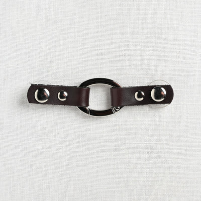 JUL Designs Cordoba Flat Oval Ring Closure, Espresso