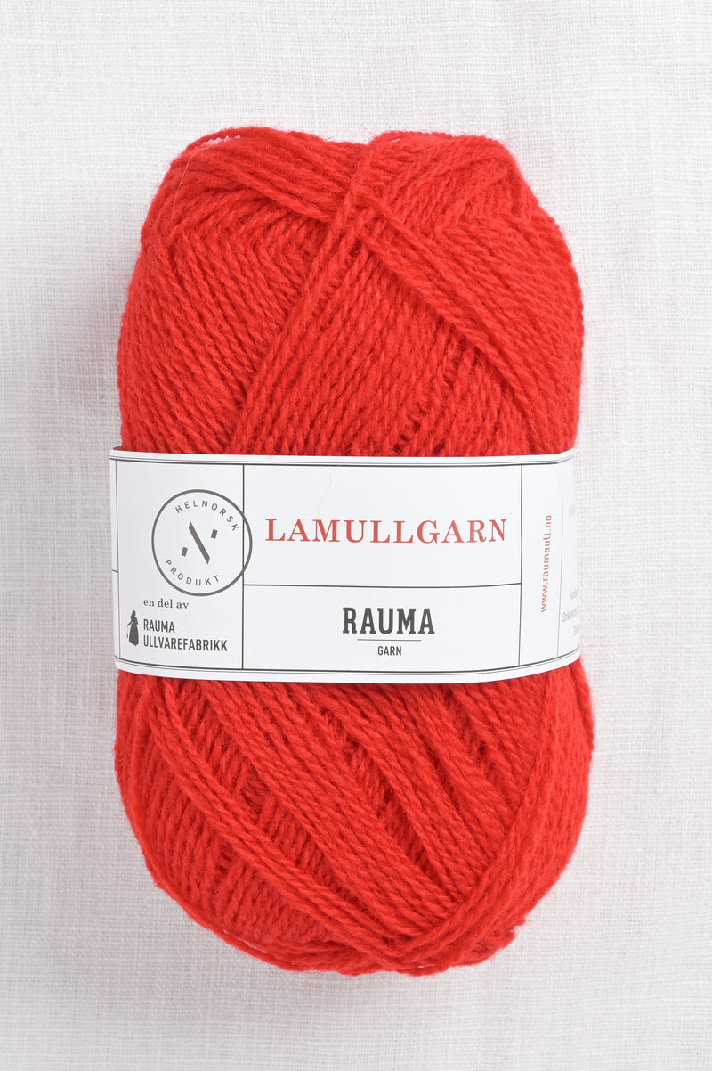 Rauma 2-Ply Lamullgarn 43 Red
