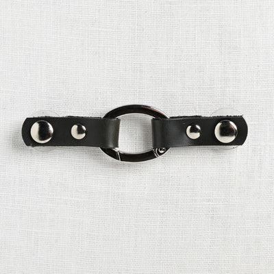 JUL Designs Cordoba Flat Oval Ring Closure, Black