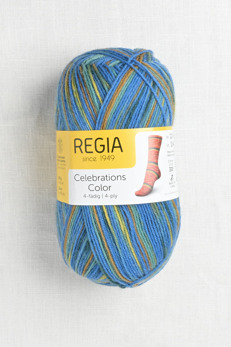 Regia 4-Ply 9421 Blue (Celebrations Color)
