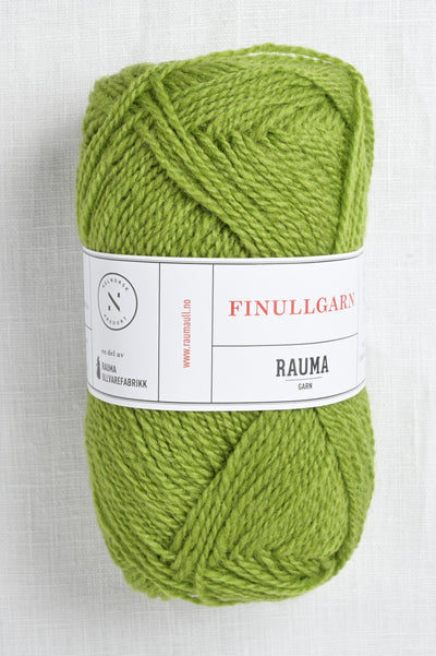 Rauma Finullgarn 455 Yellow Green