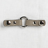 JUL Designs Cordoba Tiny Round Ring Closure, Pewter w/ Nickel Hardware