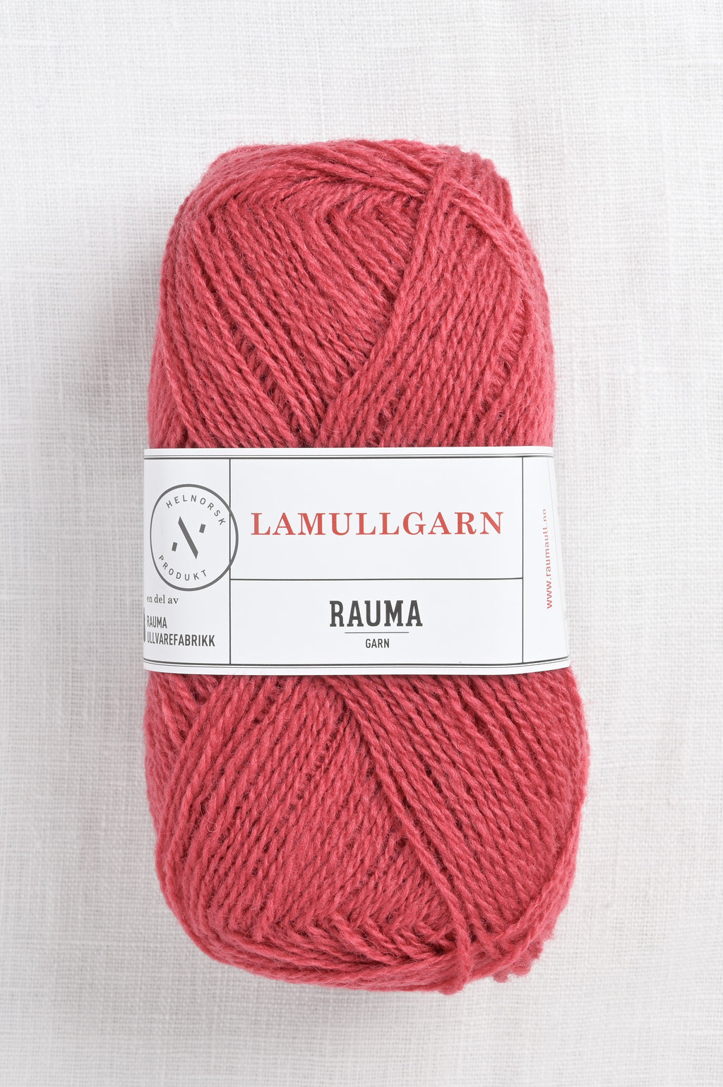 Rauma 2-Ply Lamullgarn 33 Dark Coral