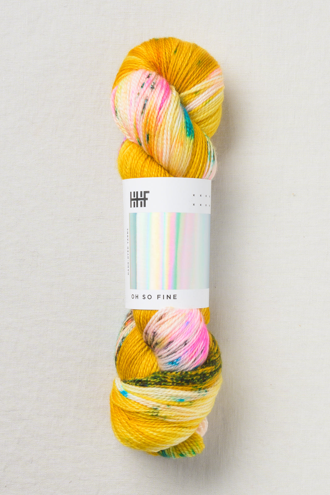 Wool Fool Hedgehog Fibres Oh So Fine Fool's Gold – Wool and Company