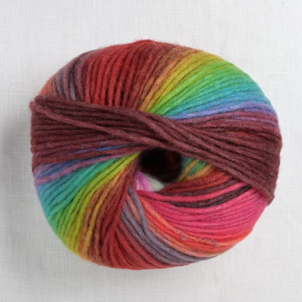 Lang Yarns Cloud 5 Bordeaux, Green, Blue