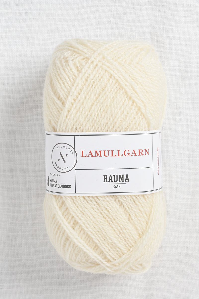 Rauma 2-Ply Lamullgarn 11 Off White