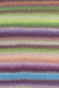 Lang Yarns Cloud 9 Lilac Green Blue swatch