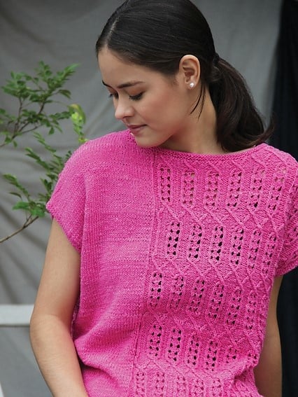 #26 Offset Pattern Top