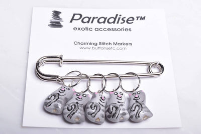 Paradise Charming Stitch Markers Cats