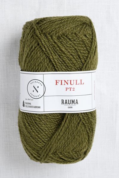 Rauma Finullgarn 0476 Dark Olive Green