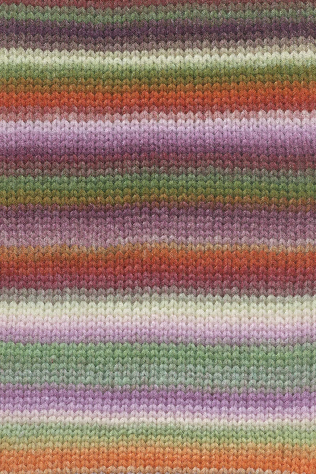Lang Yarns Cloud 10 Lilac Orange Green swatch