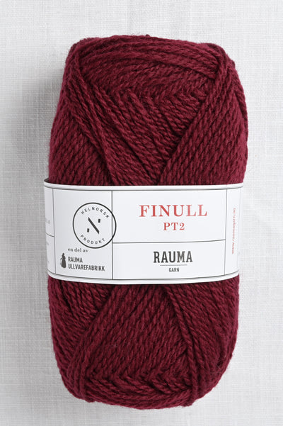 Rauma Finullgarn 0497 Dark Burgundy