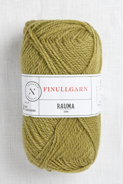 Rauma Finullgarn 489 Medium Olive Green