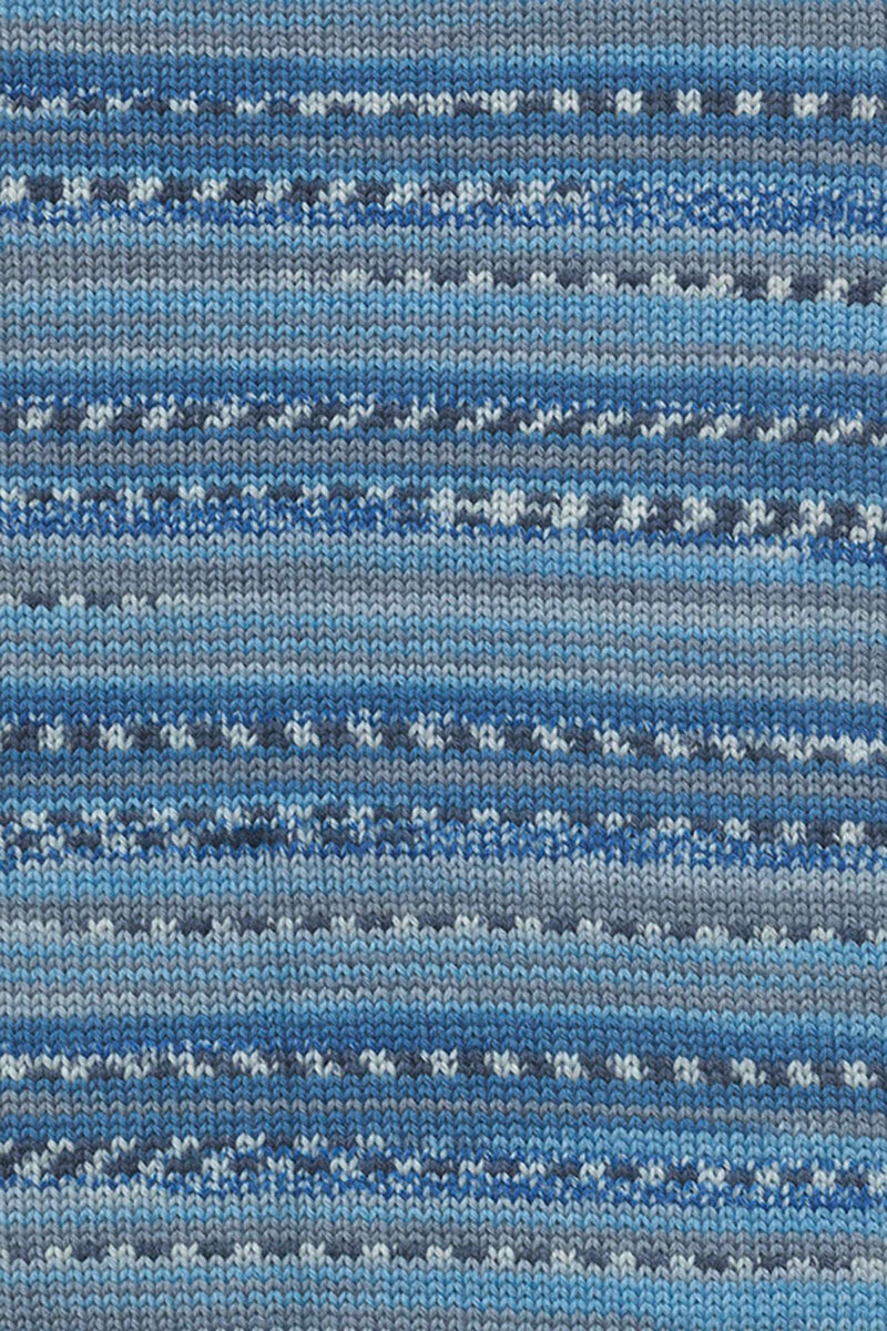 Lang Yarns Merino 200 Bebe Color 333 Blue Grey Colorwork Print swatch