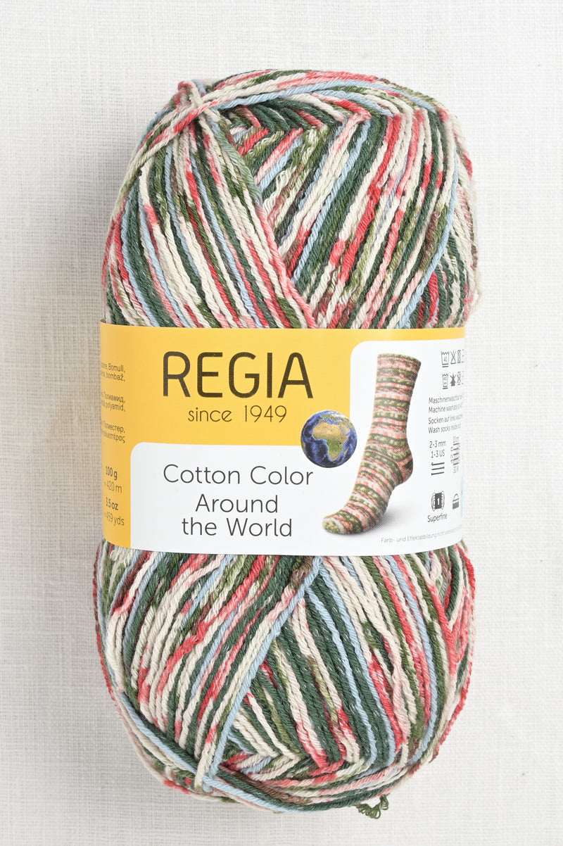 Regia Cotton Sock 2413 Black Forest (Around the World)