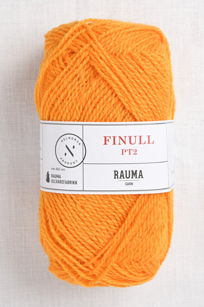 Rauma Finullgarn 4305 Bright Yellow Orange