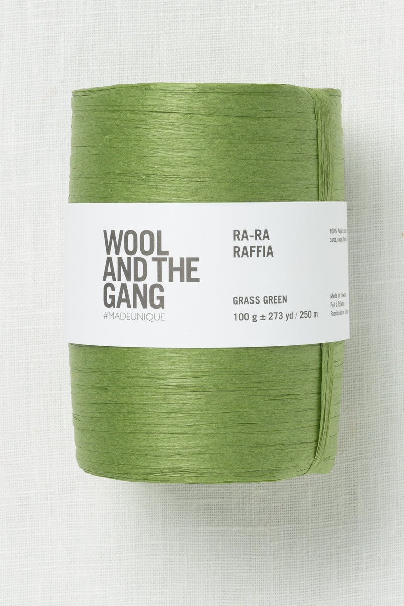 Wool and the Gang Ra-Ra Raffia Grass Green