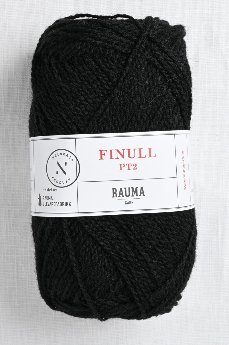 Rauma Finullgarn 0436 Black