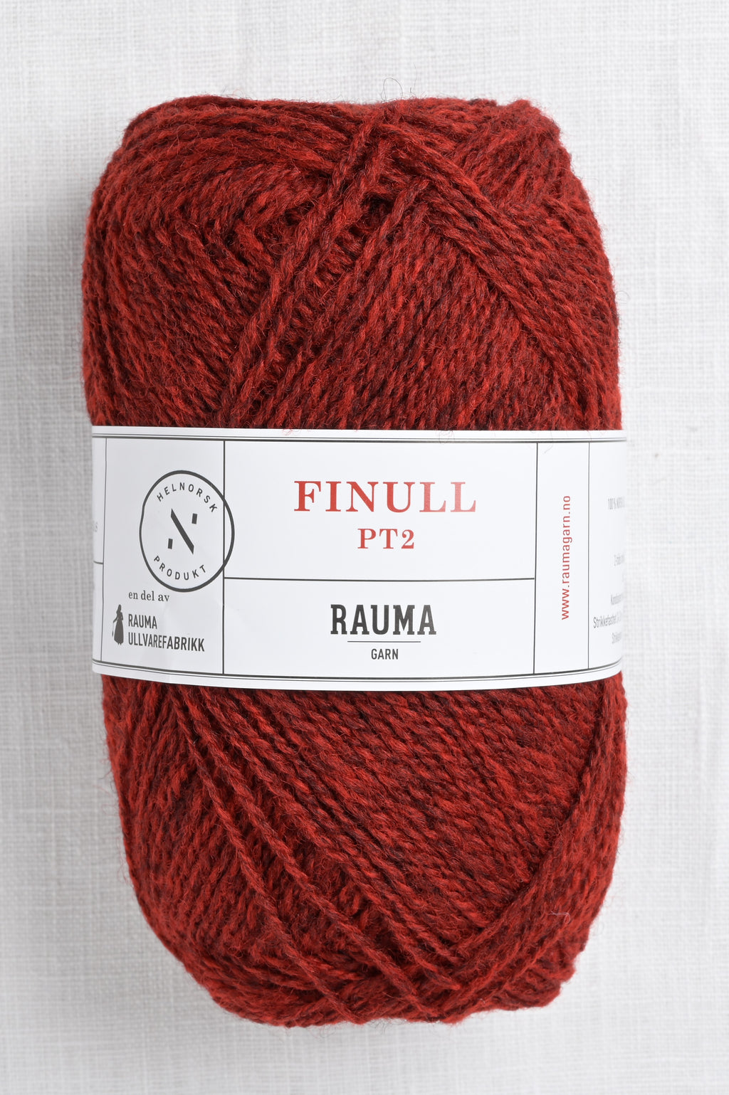 Rauma Finullgarn 4120 Dark Red Heather