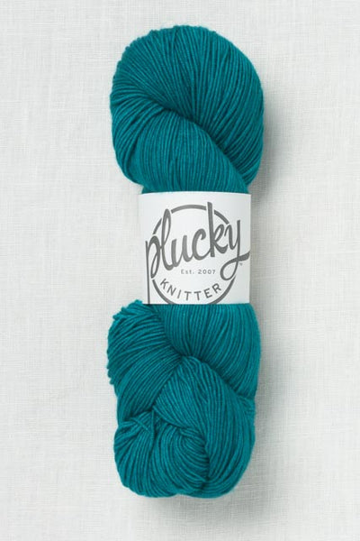 Plucky Knitter Primo Fingering Technicolor Teal