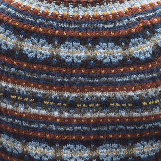 Blue Flax Fair Isle Pullover