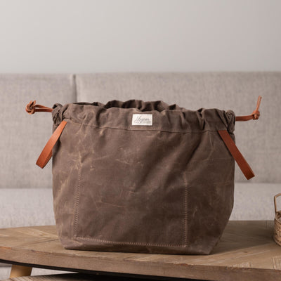 Magner Knitty Gritty Biggy Project Bag Dark Oak