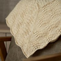 Peacock Plume Throw & Ripple Cushion