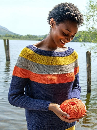 Purls of Wisdom Sweater (Aran)