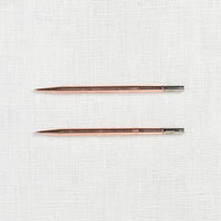 Lykke Cypra Copper 3.5" Interchangeable Circular Needle Set, Black Vegan Suede Case