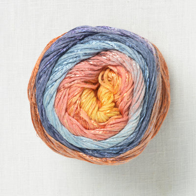 Lang Yarns Paradise 47 Peach Blue Wisteria