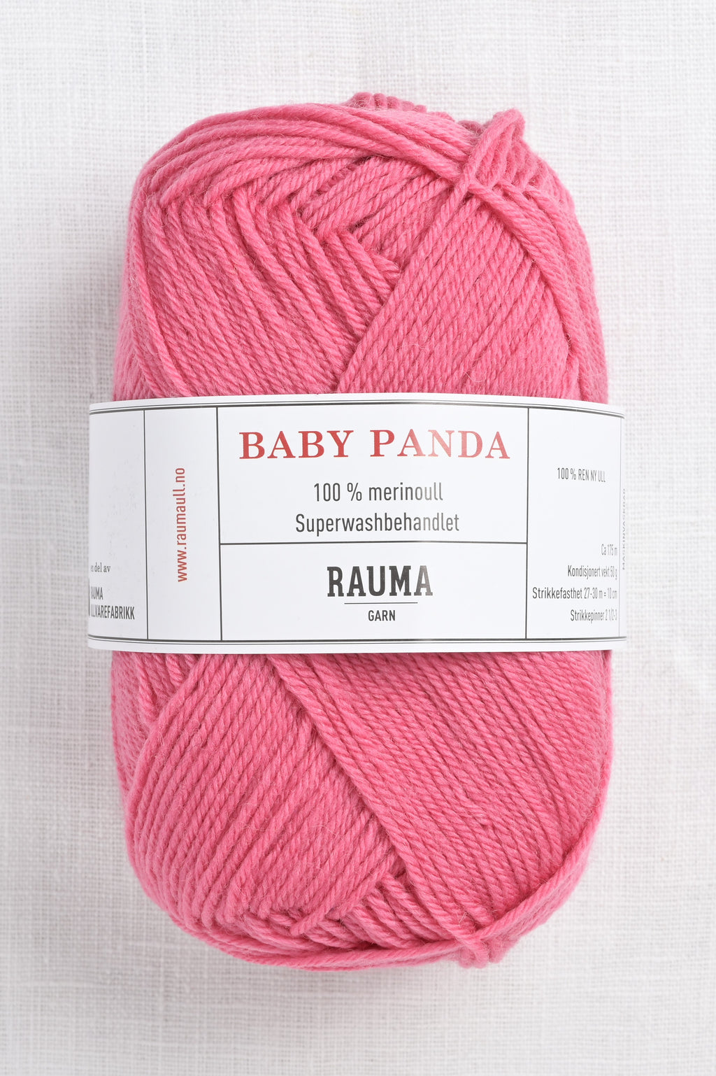 Rauma Baby Panda 71 Coral Pink